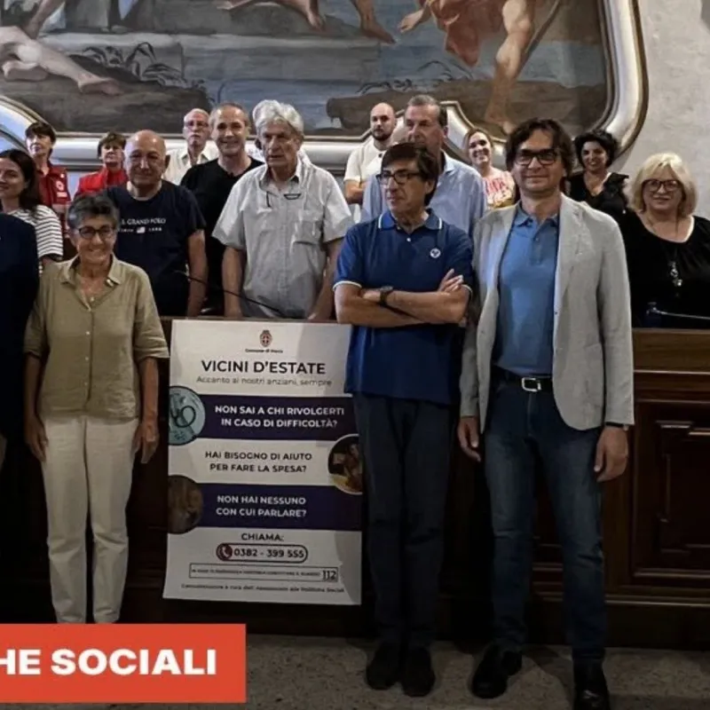 "Vicini d'Estate", la rete di per affrontare l'estate insieme a Pavia